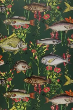 Tapete Pantea Dunkelgrün