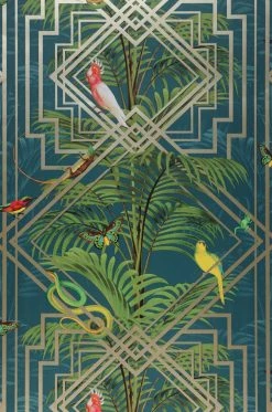 Tapete Grace Wasserblau 7 Tapete Grace Wasserblau -Geschaft Tapeten 103123 A Grace 2880x1440