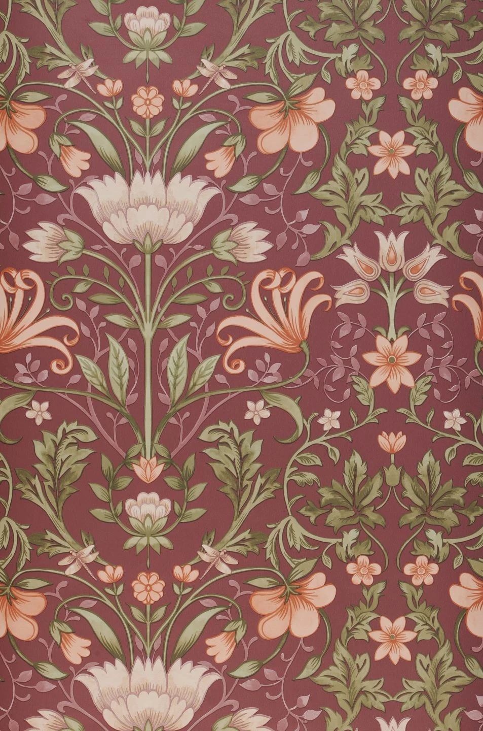 Tapete Andana Weinrot 4 Tapete Andana Weinrot – Bild 2