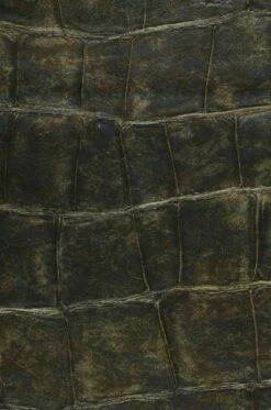 Tapete Croco 16 Braungrün