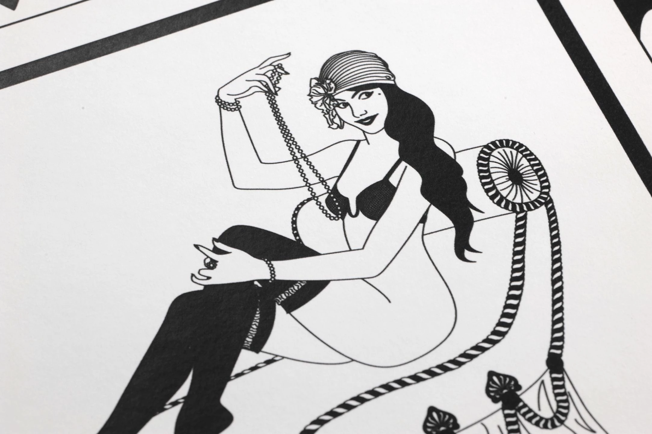 Tapete 1920's Glamour Schwarz 5 Tapete 1920's Glamour Schwarz – Bild 3