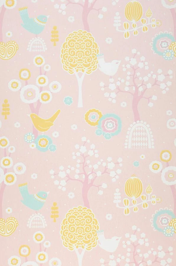 Tapete Körsbärsdalen Pastellrosa 4 Tapete Körsbärsdalen Pastellrosa – Bild 2