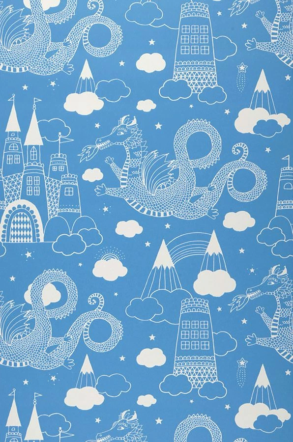 Tapete Drakhimlen Himmelblau 4 Tapete Drakhimlen Himmelblau – Bild 2