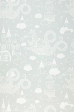 Tapete Drakhimlen Hellgrau -Geschaft Tapeten 389034 Drakhimlen 2880x1440