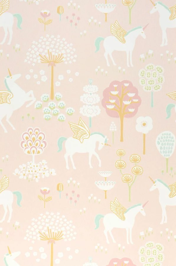 Tapete True Unicorns Zartrosa 4 Tapete True Unicorns Zartrosa – Bild 2