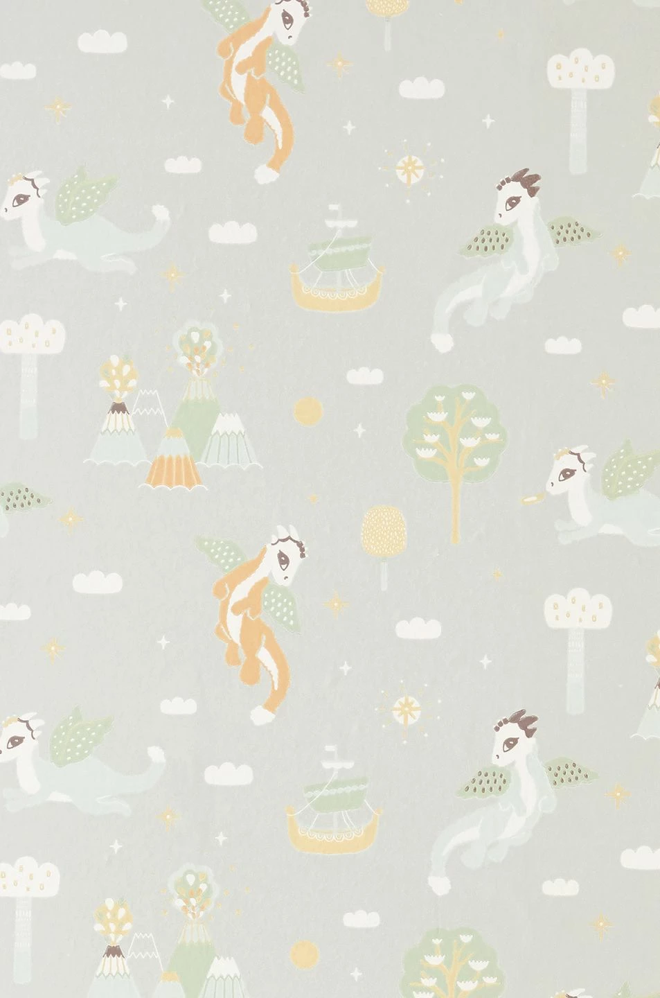 Tapete Magical Adventure Weissgrau 4 Tapete Magical Adventure Weissgrau – Bild 2