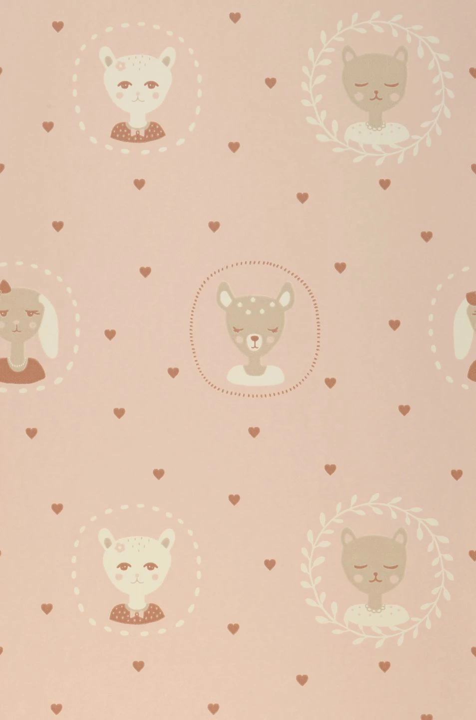 Tapete Hearts Zartrosé 4 Tapete Hearts Zartrosé – Bild 2