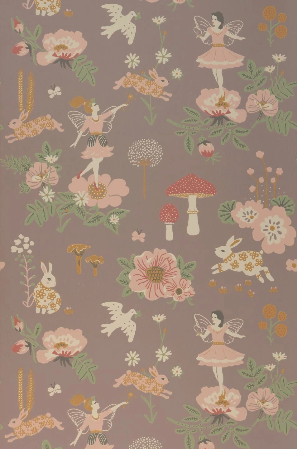 Tapete Old Garden Grauviolett 4 Tapete Old Garden Grauviolett – Bild 2