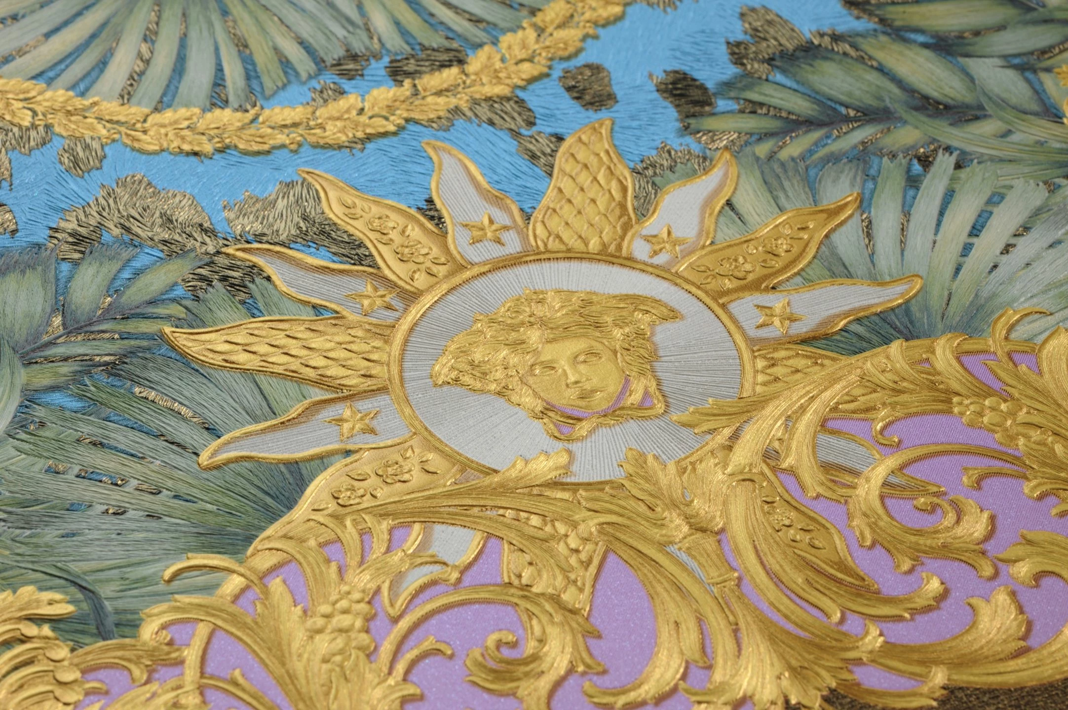 Versace Tapete Hestia Hellblau 5 Versace Tapete Hestia Hellblau – Bild 3