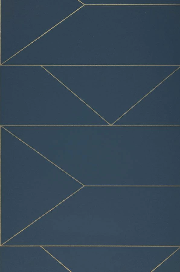 Ferm LIVING Tapete Lines Graublau 4 Ferm LIVING Tapete Lines Graublau – Bild 2