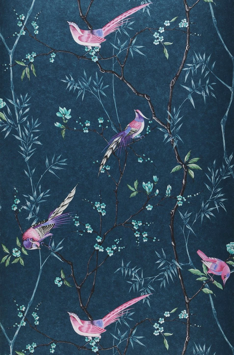 Tapete Comtesse Ozeanblau 3 Tapete Comtesse Ozeanblau