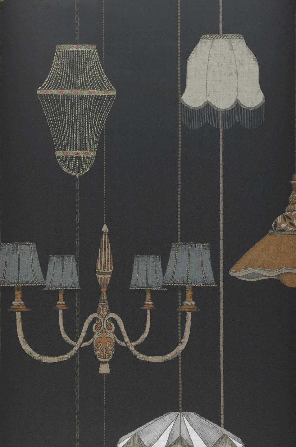 Tapete Lampshade Heaven Anthrazitgrau 4 Tapete Lampshade Heaven Anthrazitgrau – Bild 2