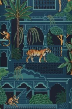 Tapete Plantasia Blautöne -Geschaft Tapeten 431813 A Plantasia 2880x1440