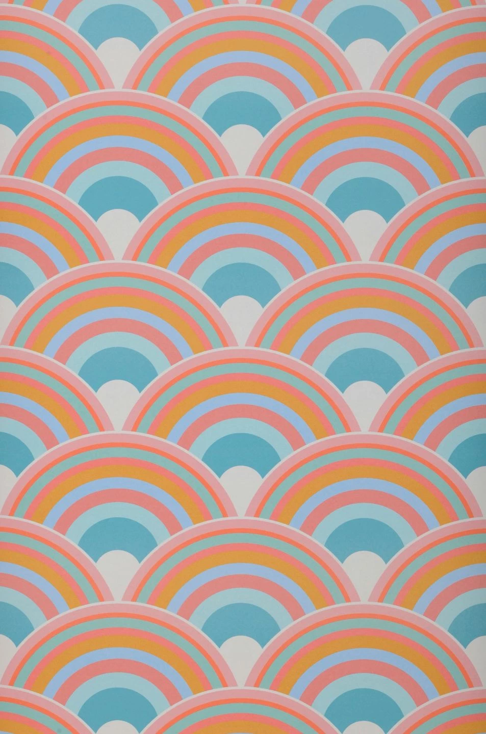 Tapete Retro Rainbow Rosatöne 4 Tapete Retro Rainbow Rosatöne – Bild 2