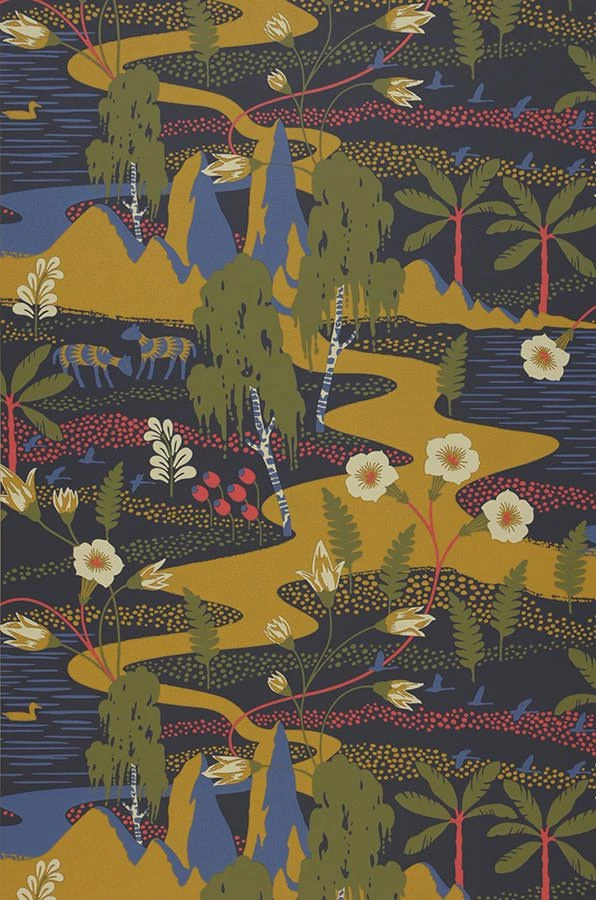 Tapete Hesperia Ocker 4 Tapete Hesperia Ocker – Bild 2