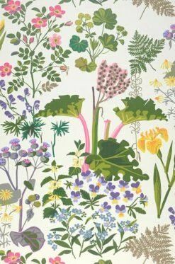 Tapete Singa Grüntöne