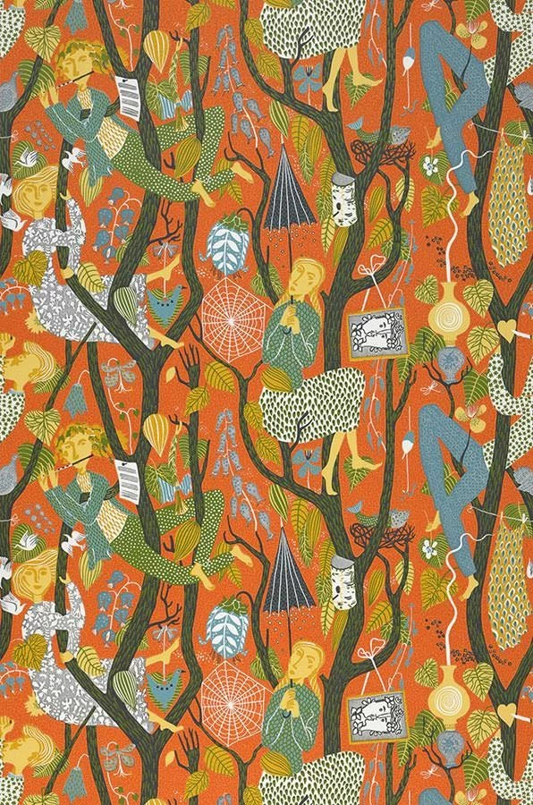 Tapete Amadeus Orangebraun 4 Tapete Amadeus Orangebraun – Bild 2