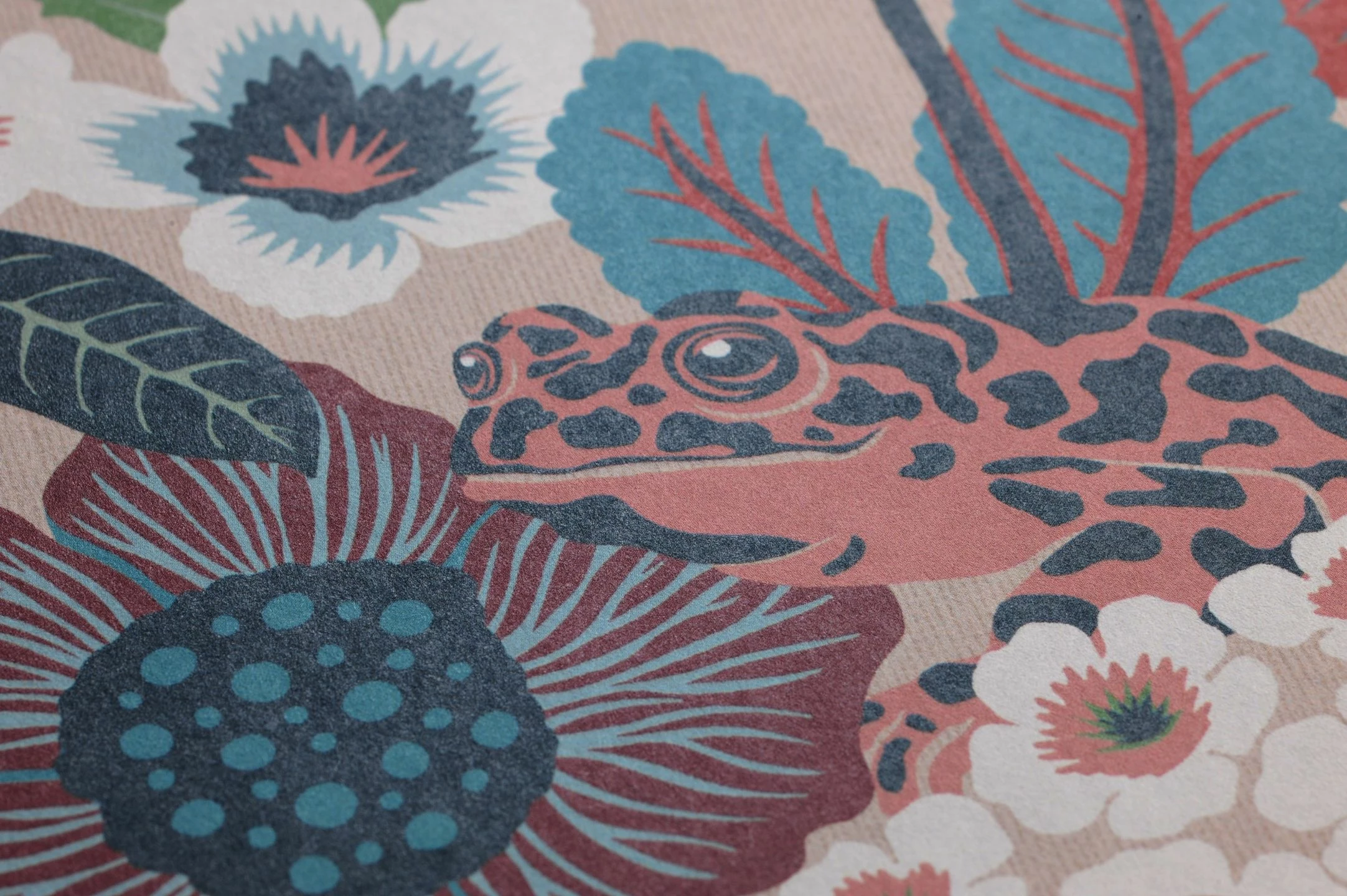 Tapete Adelia Türkisblau 5 Tapete Adelia Türkisblau – Bild 3