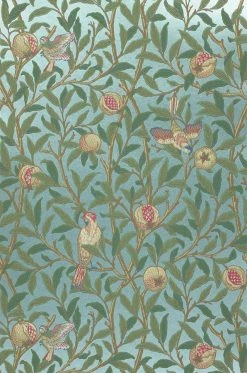 Tapete Jakobine Pastelltürkis Perlglanz -Geschaft Tapeten 461471 Jakobine 2880x1440