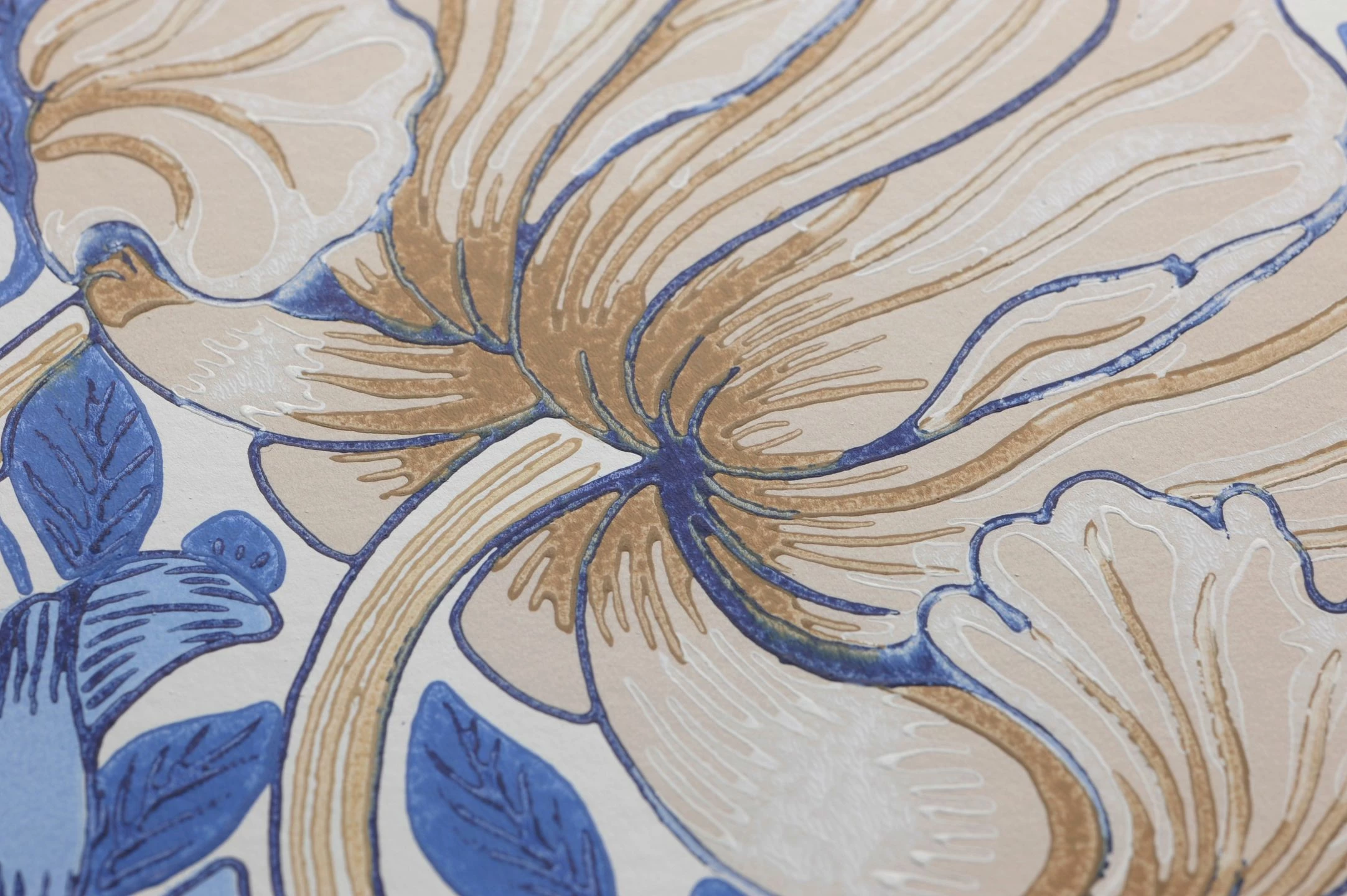 Tapete Despina Hellblau 4 Tapete Despina Hellblau – Bild 2