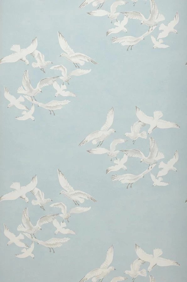 Tapete Greta Pastellhellblau 4 Tapete Greta Pastellhellblau – Bild 2