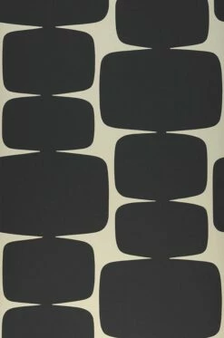 Tapete Waris Schwarz