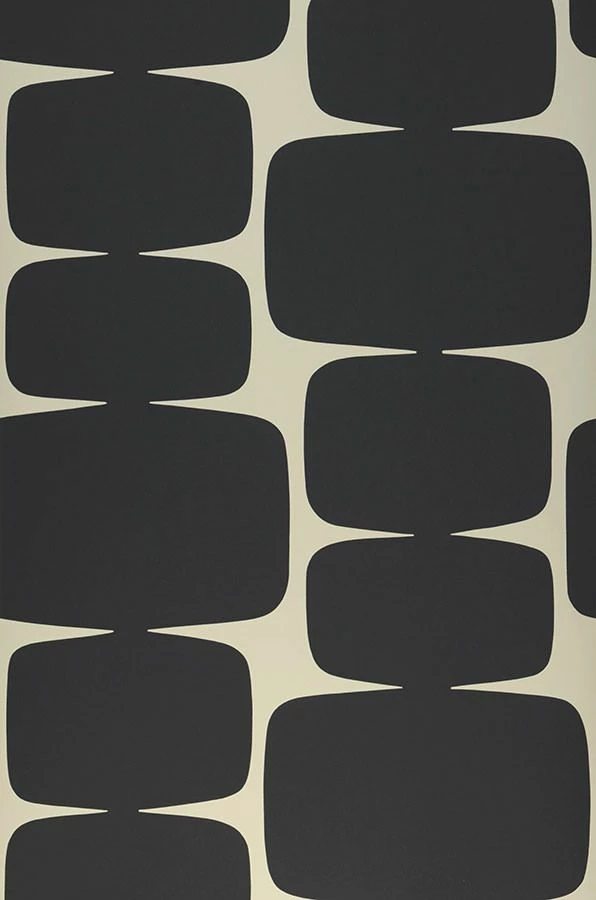 Tapete Waris Schwarz 3 Tapete Waris Schwarz