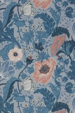 Tapete Soria Blautöne