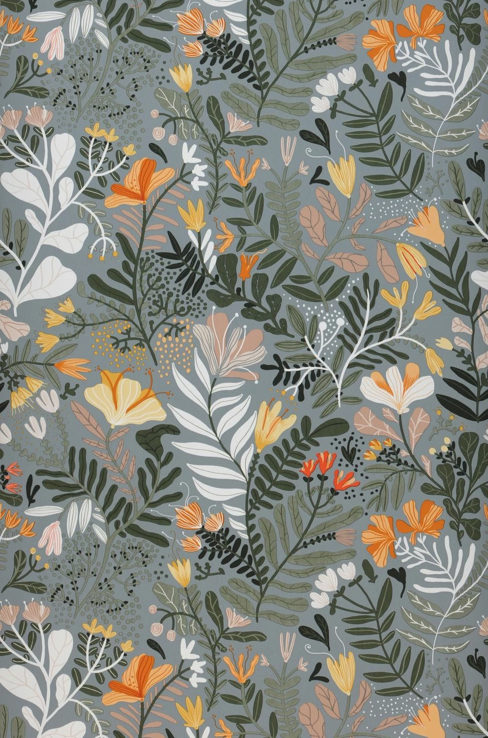 Tapete Pavonia Hellblaugrau 4 Tapete Pavonia Hellblaugrau – Bild 2