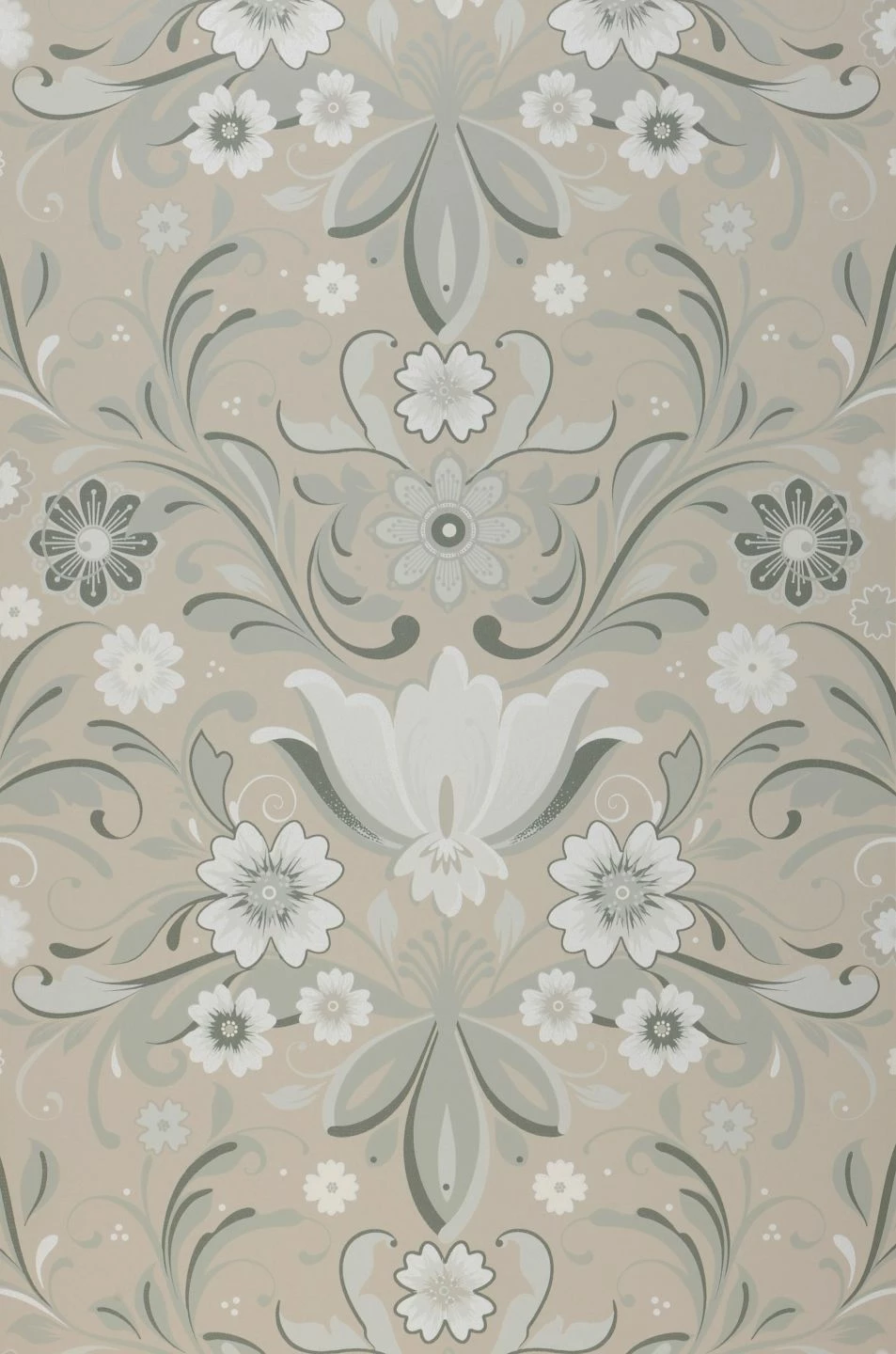 Tapete Sanna Hellgraubeige 3 Tapete Sanna Hellgraubeige