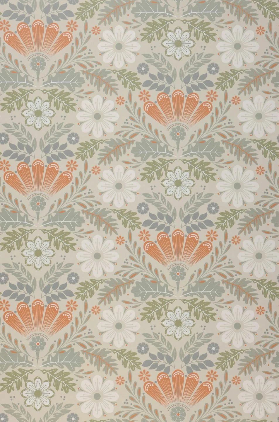 Tapete Johanna Orangebraun 3 Tapete Johanna Orangebraun