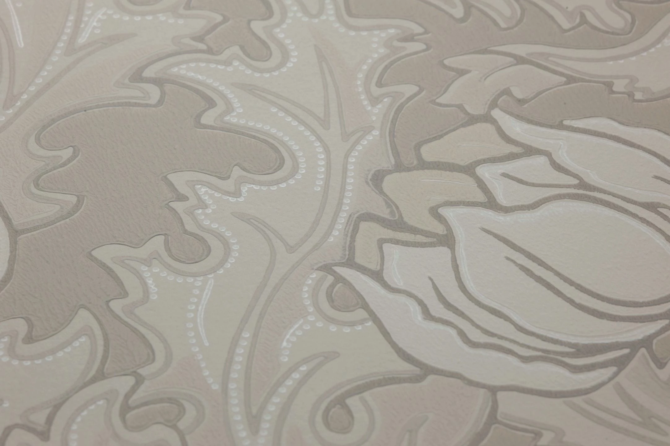 Tapete Selma Beigegrau 5 Tapete Selma Beigegrau – Bild 3