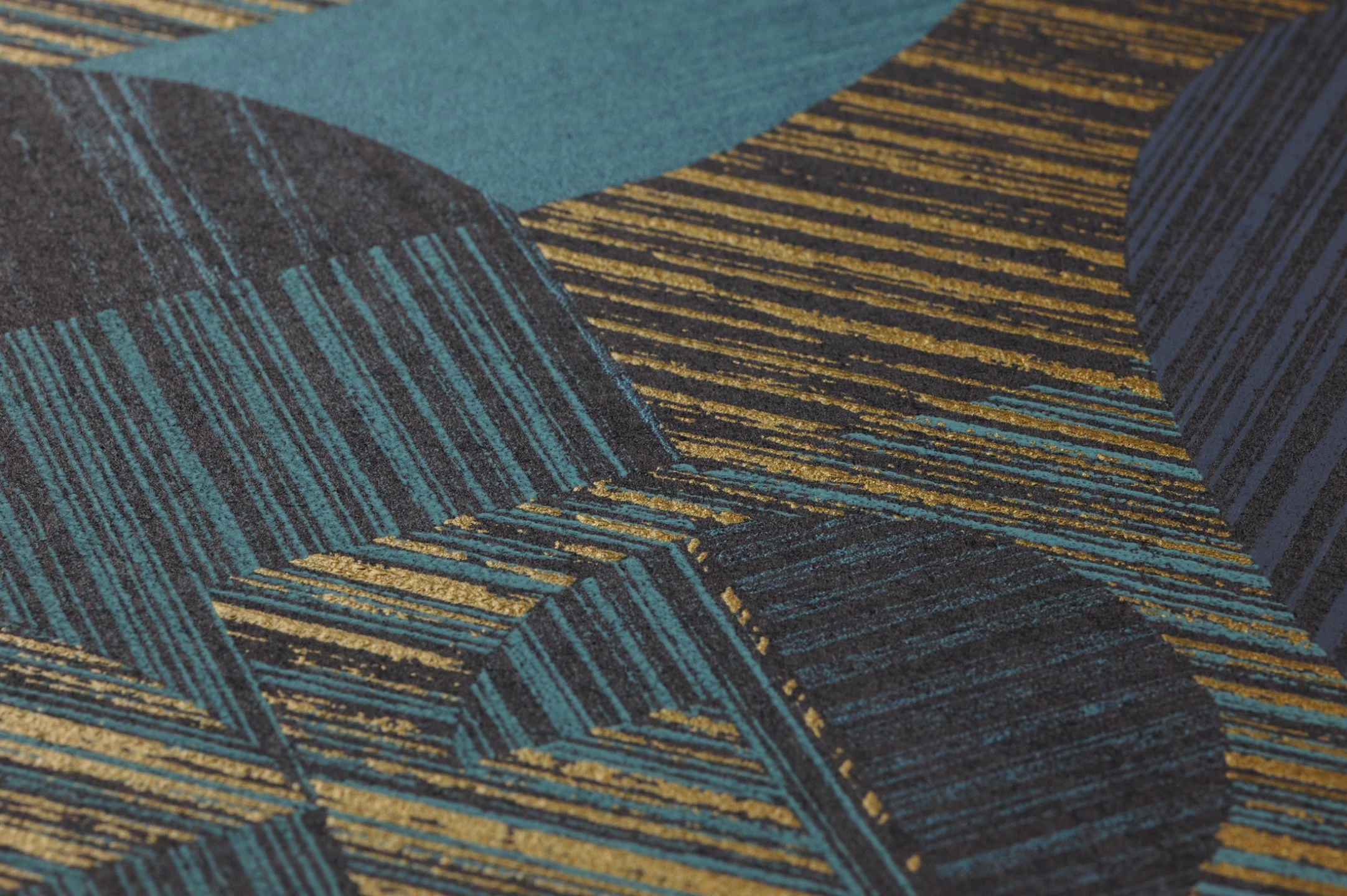 Tapete Paseo Türkisblau Schimmer 5 Tapete Paseo Türkisblau Schimmer – Bild 3