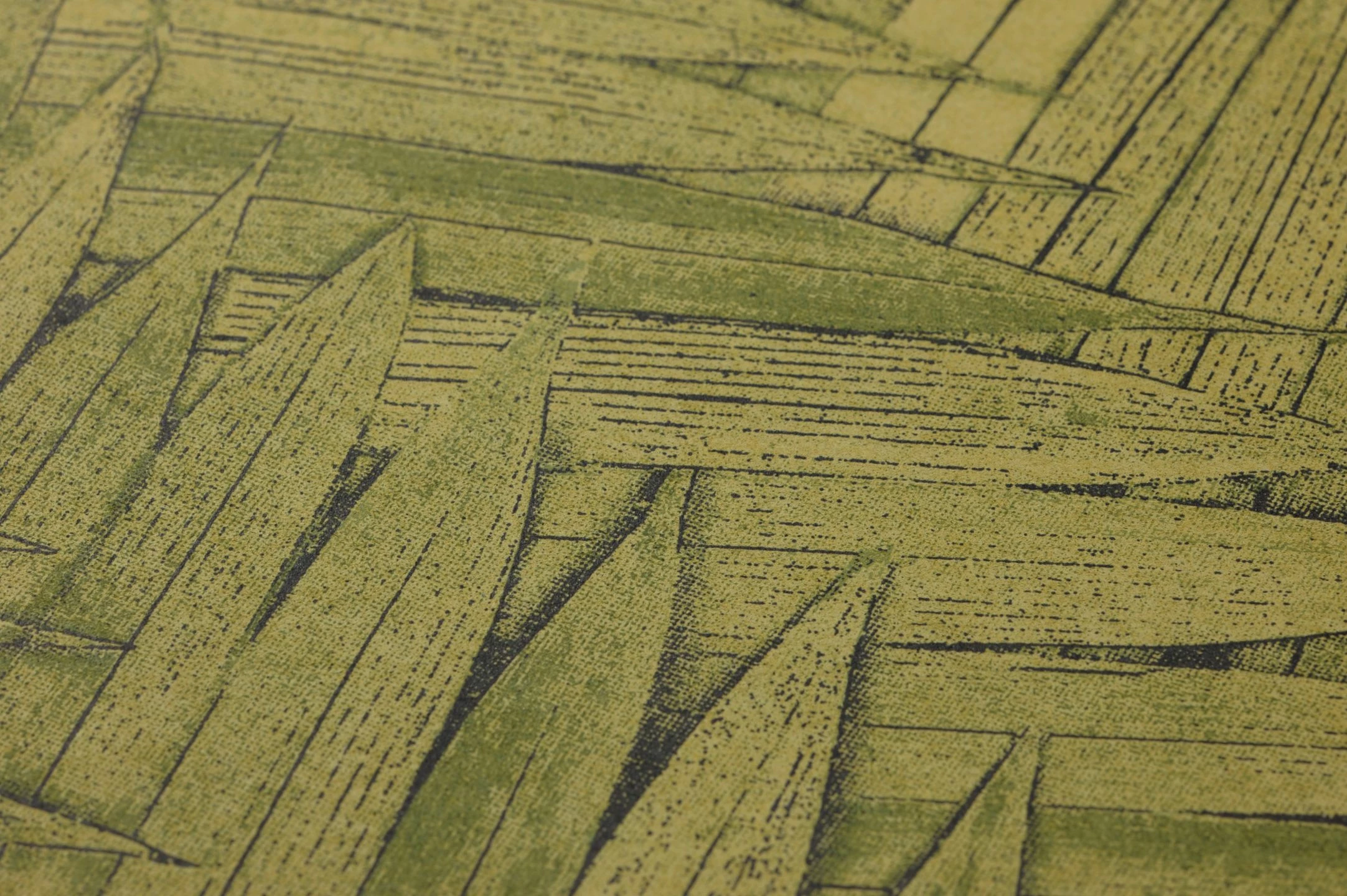 Tapete Palm Leaves Gelbgrün 4 Tapete Palm Leaves Gelbgrün – Bild 2