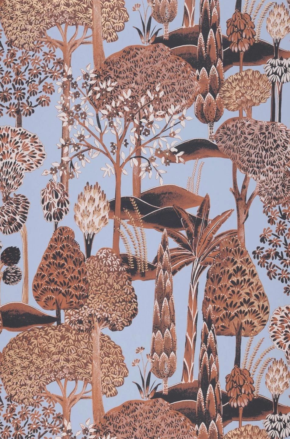 Tapete Akari Hellblau 4 Tapete Akari Hellblau – Bild 2