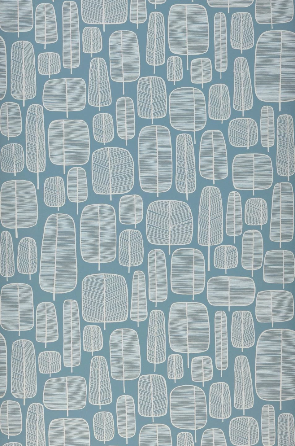 Tapete Little Trees Hellpastellblau 4 Tapete Little Trees Hellpastellblau – Bild 2