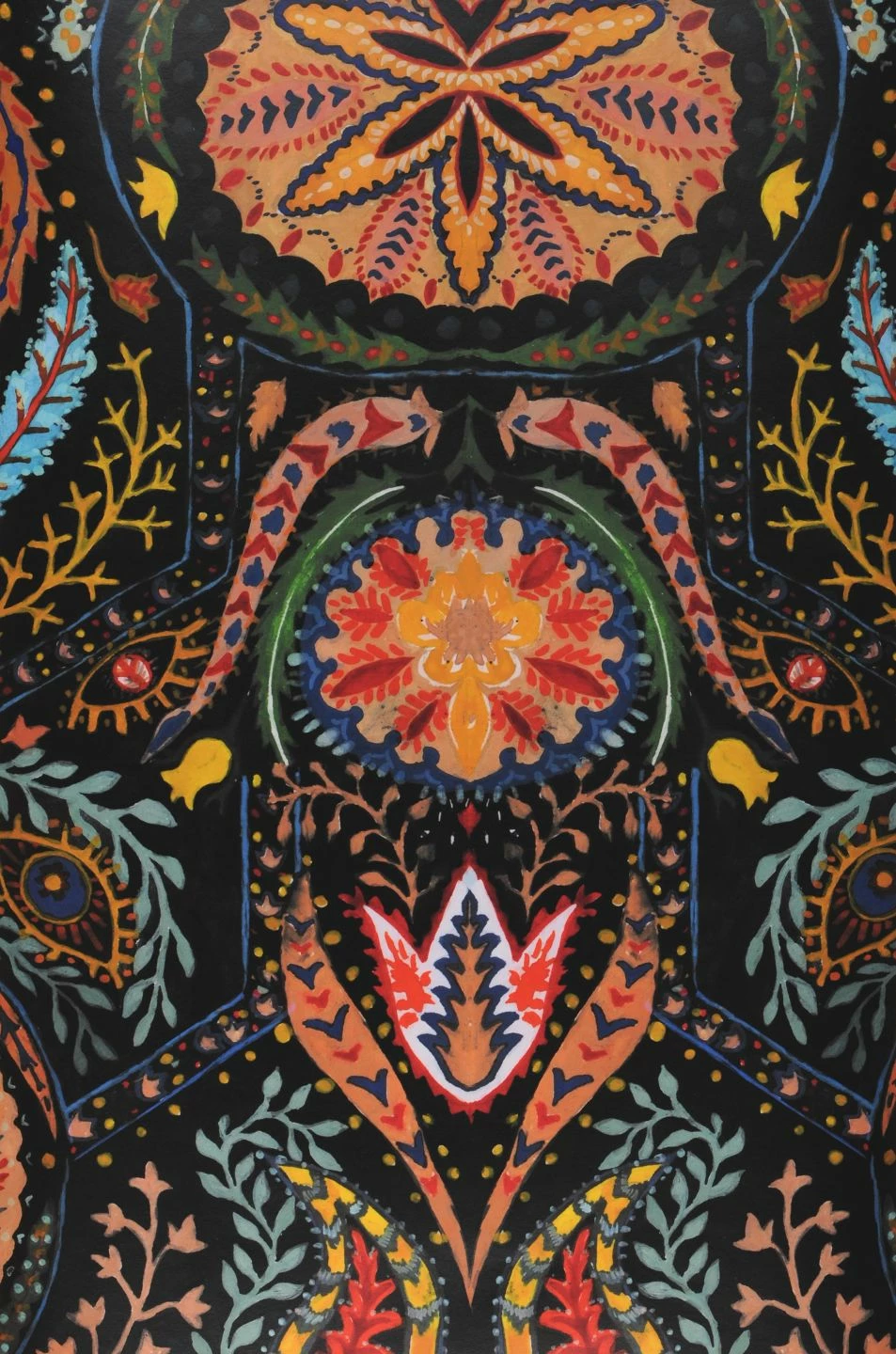 Wandbild Soul Sacrifice Lachsrot 4 Wandbild Soul Sacrifice Lachsrot – Bild 2