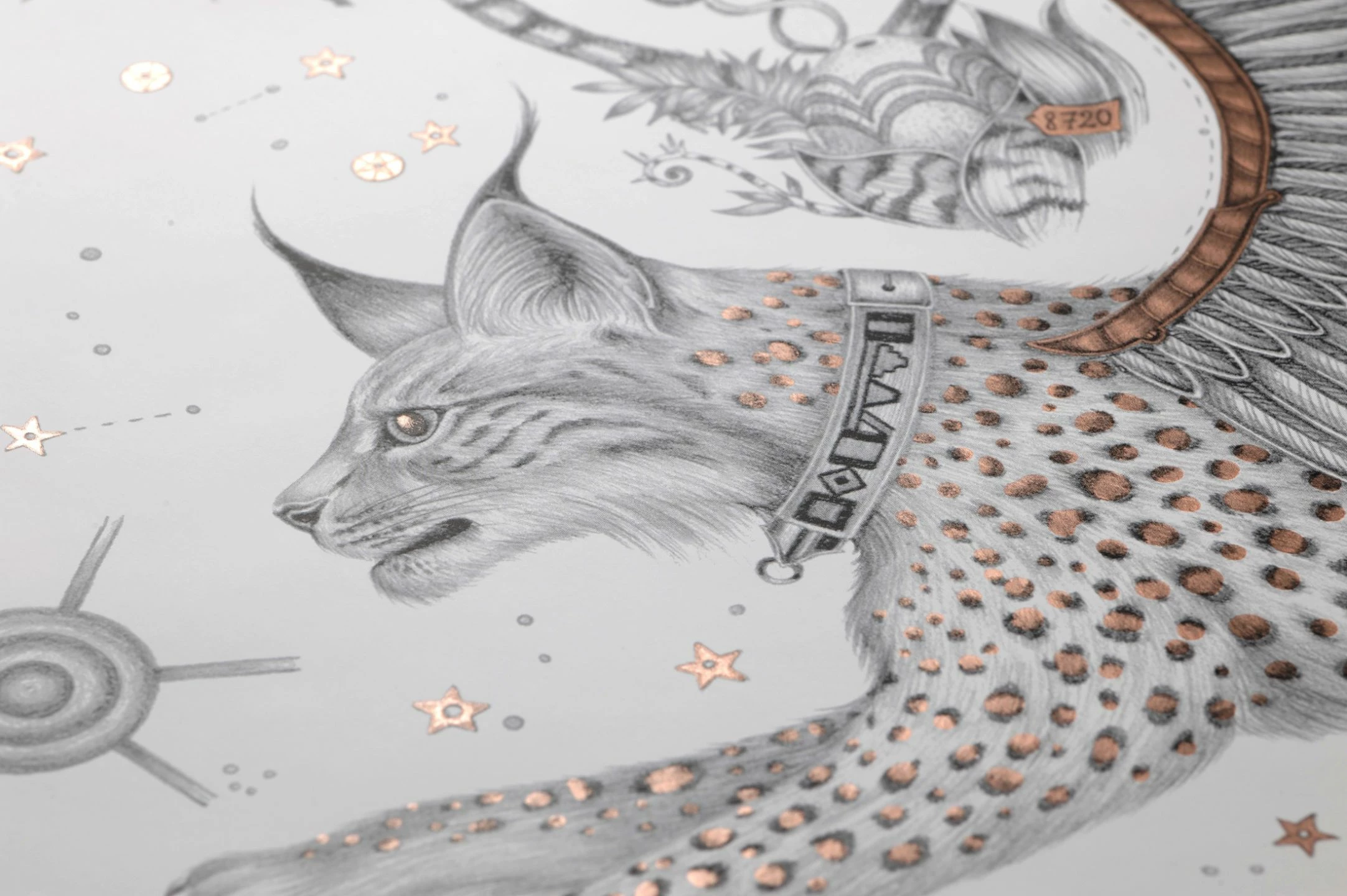 Tapete Lynx Weiss 5 Tapete Lynx Weiss – Bild 3