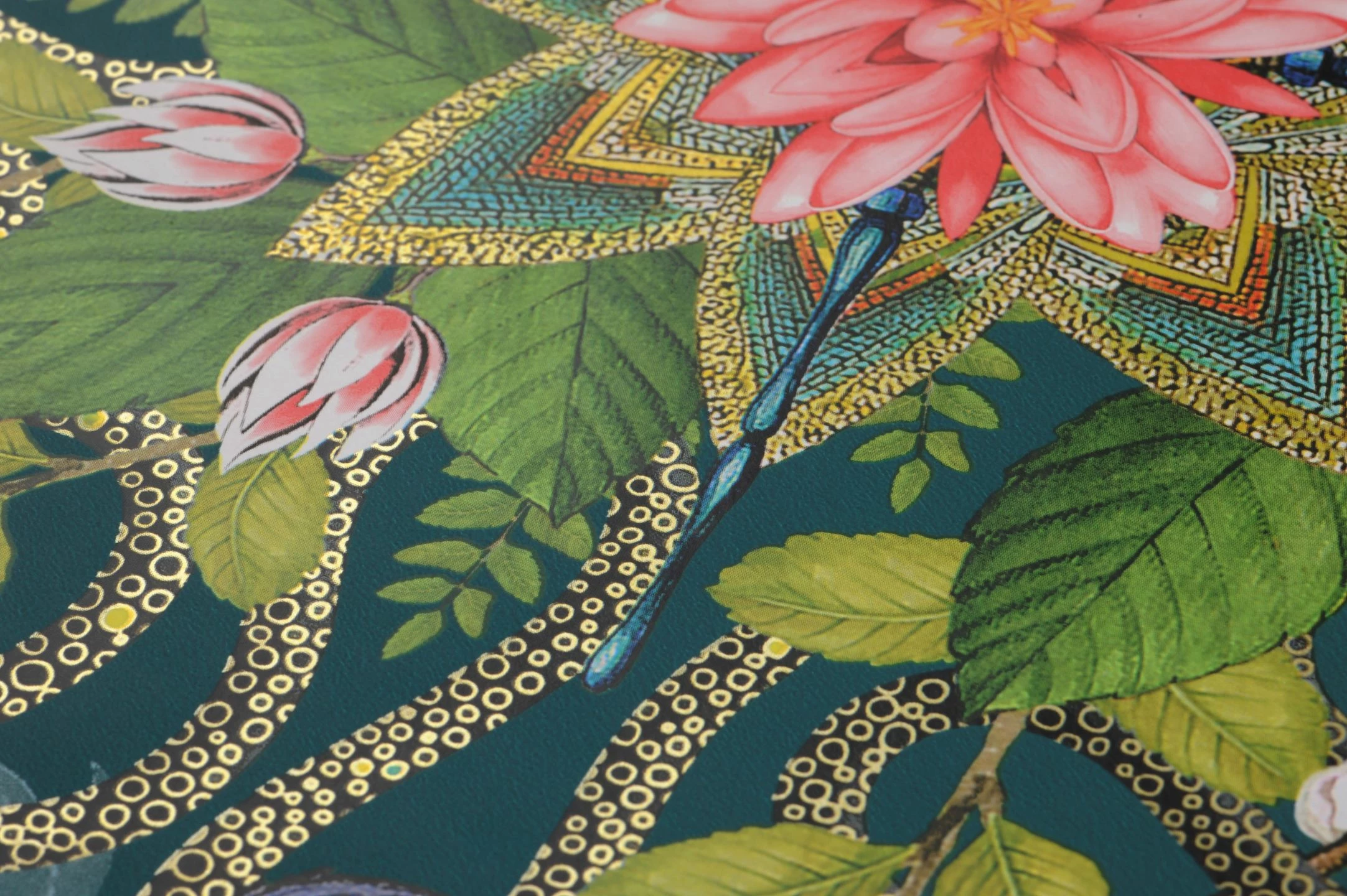 Tapete Evolutia Blaugrün 4 Tapete Evolutia Blaugrün – Bild 2