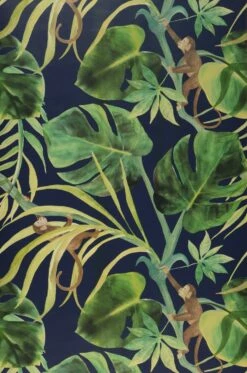 Tapete Jungle Jim Kobaltblau