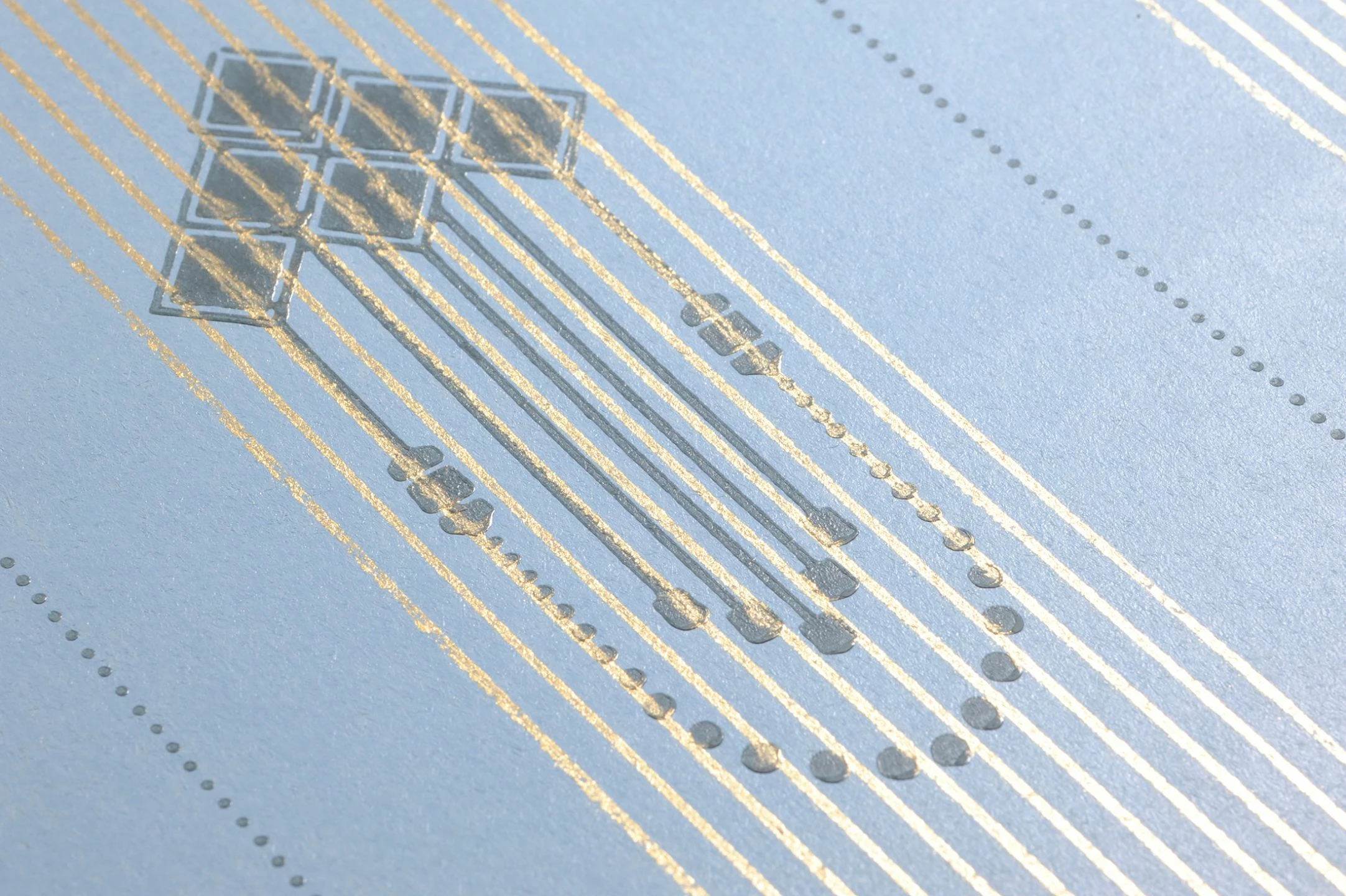 Tapete Valter Hellblau 4 Tapete Valter Hellblau – Bild 2