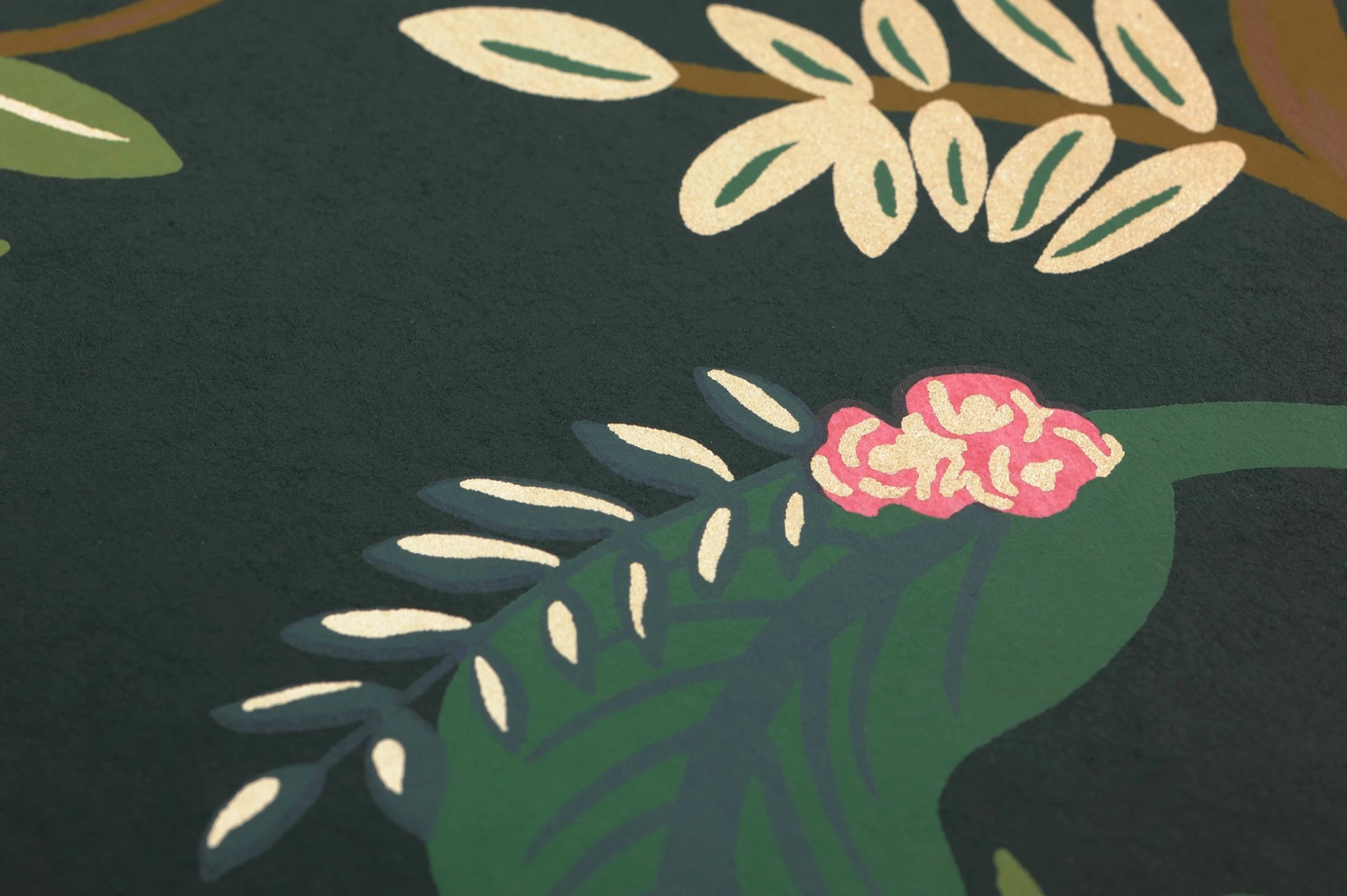 Tapete Peacock Tree Dunkelgrün 5 Tapete Peacock Tree Dunkelgrün – Bild 3