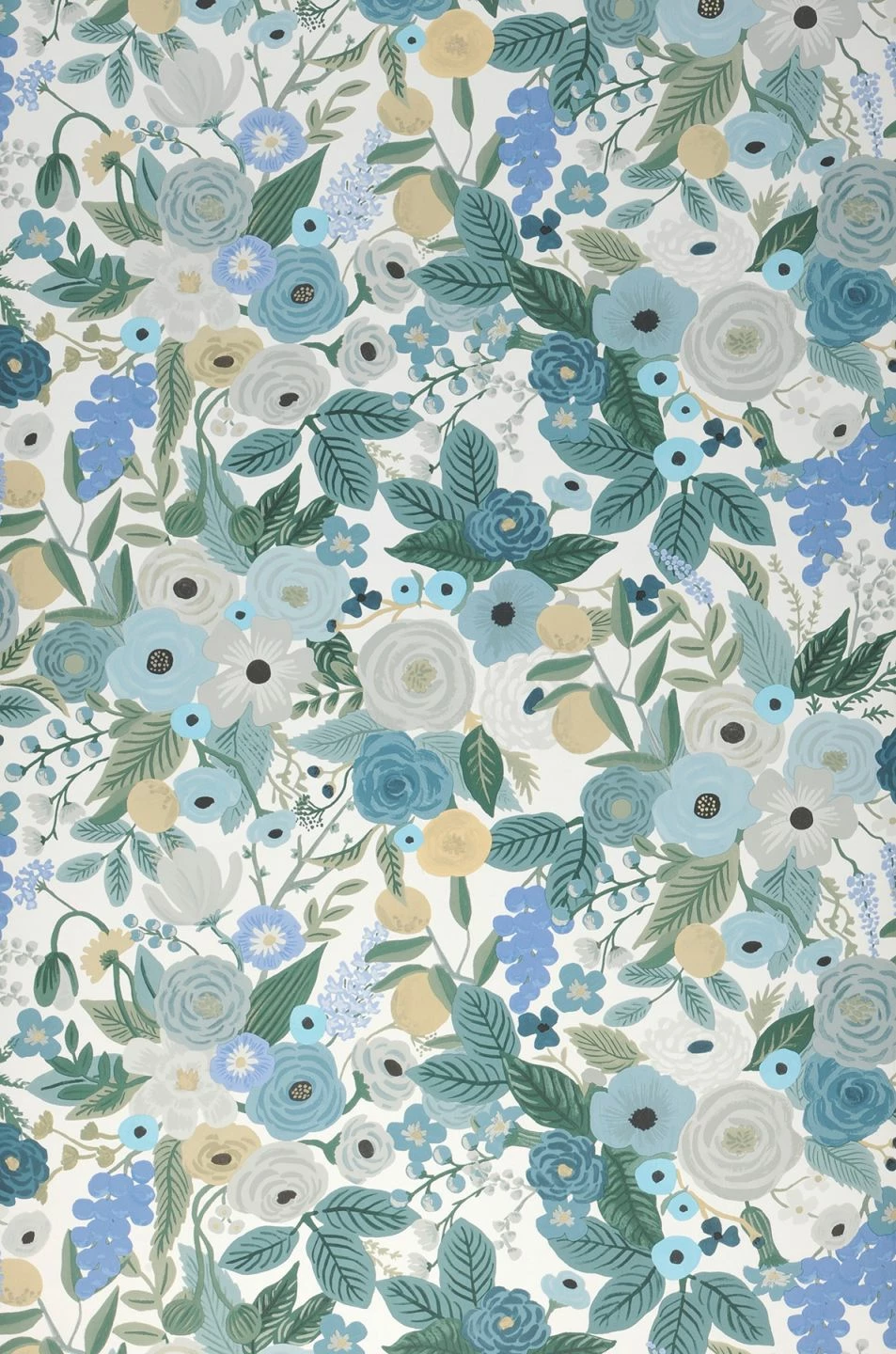 Tapete Garden Party Minttürkis 4 Tapete Garden Party Minttürkis – Bild 2