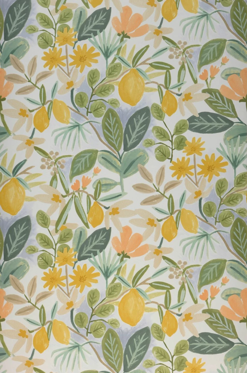 Selbstklebende Tapete Amalfi Fruits Grüntöne 3 Selbstklebende Tapete Amalfi Fruits Grüntöne