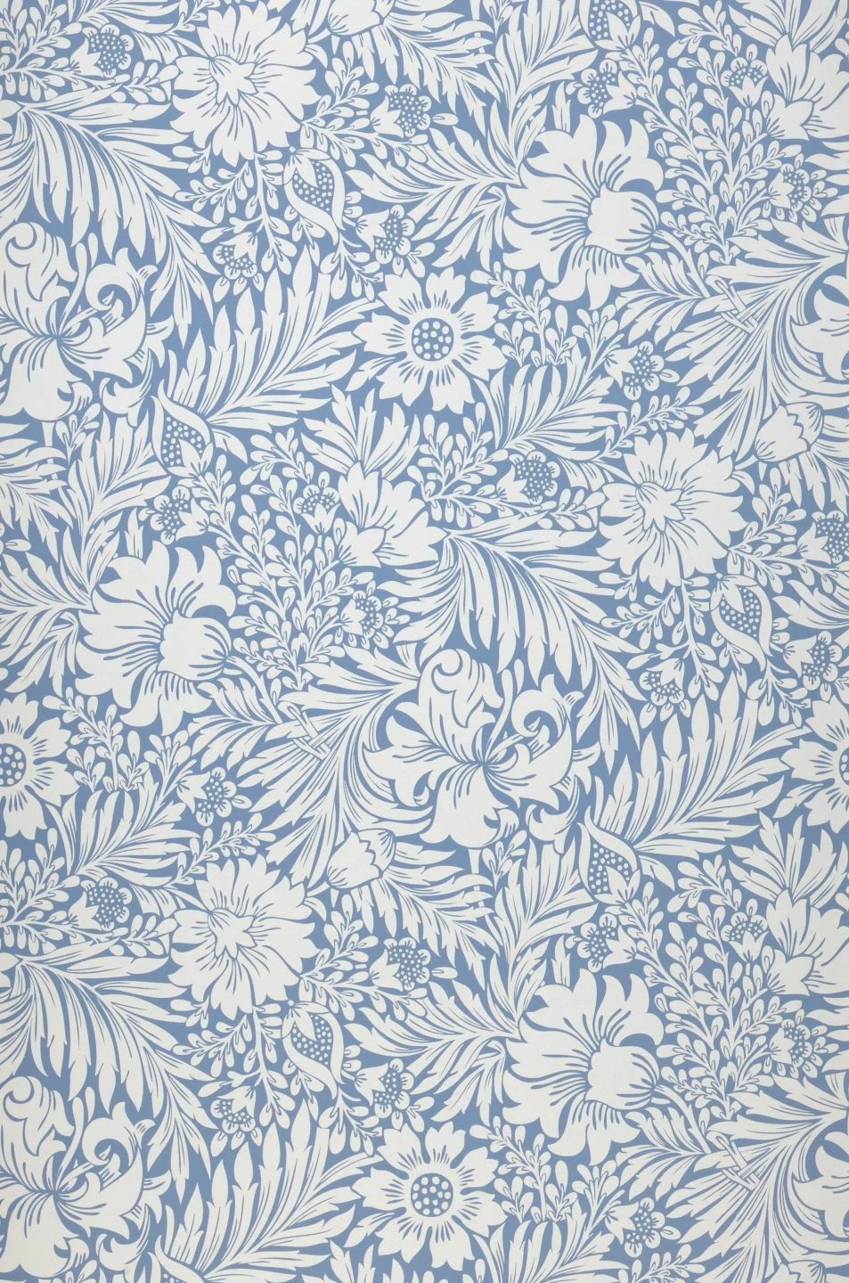 Selbstklebende Tapete Modern Acanthus Hellblaugrau 4 Selbstklebende Tapete Modern Acanthus Hellblaugrau – Bild 2