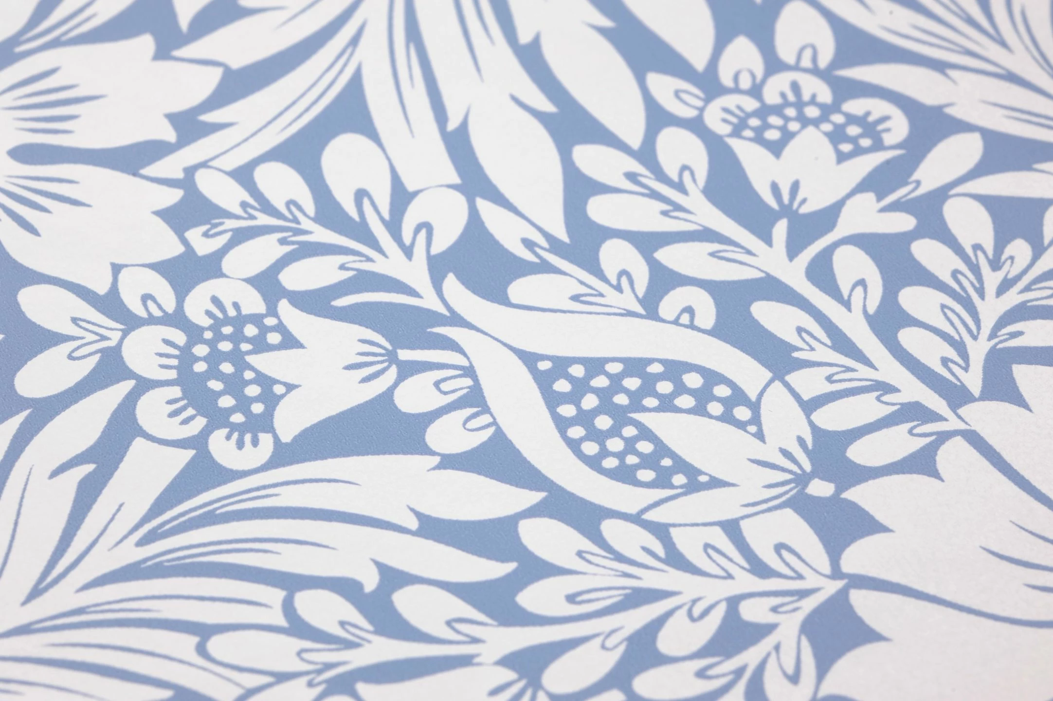 Selbstklebende Tapete Modern Acanthus Hellblaugrau 5 Selbstklebende Tapete Modern Acanthus Hellblaugrau – Bild 3