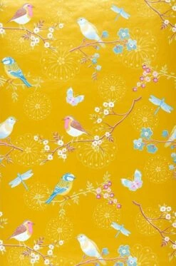 Tapete Audrey Goldgelb -Geschaft Tapeten 820123 audrey 2880x1440