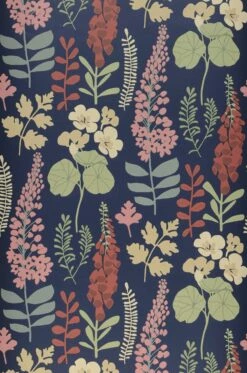 Tapete Luzie Dunkelblau -Geschaft Tapeten 821671 Luzie 2880x1440