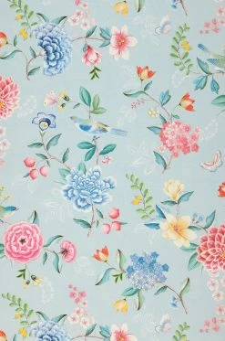 Tapete Vanity Hellblau