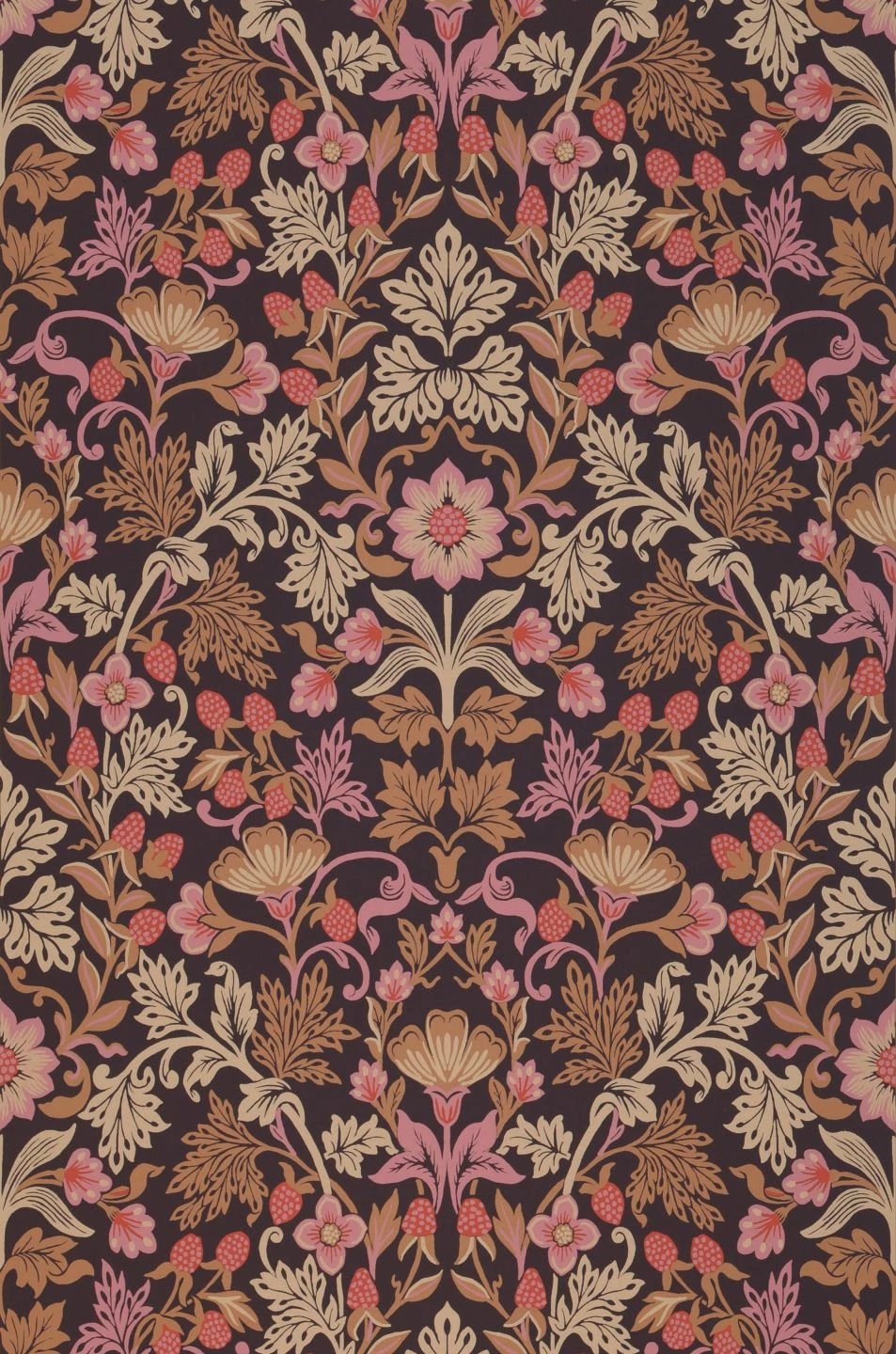 Tapete Josefin Schwarzrot 4 Tapete Josefin Schwarzrot – Bild 2